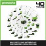 Greenworks G40HT61 Taille-Haie à Batterie, Lame Double Action de 61 cm, Coupe Jusqu'à 27 mm d'Épaisseur de Branches et de Tiges,