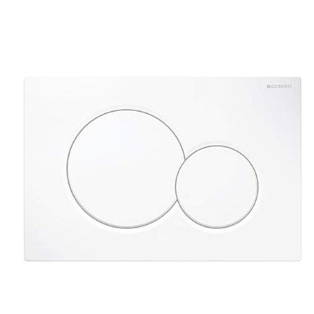 Geberit 115.770.11.5 Série plaque Blanc pour chasse d'eau à encastrer Sigma 01