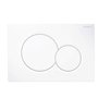 Geberit 115.770.11.5 Série plaque Blanc pour chasse d'eau à encastrer Sigma 01