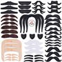AONAT Lot de 48 Fausses Moustaches