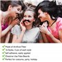 AONAT Lot de 48 Fausses Moustaches, Autocollantes - Multicolore - Style Amusant - Auto-Adhésif Moustache pour fête costumée, fêt