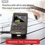 Aroma 3 en 1 Métronome Accordeur et Générateur de Tons Rechargeable avec Comptage Vocal pour Guitare Basse Ukulélé Violon Piano 