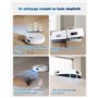 ECOVACS DEEBOT Mini Robot Aspirateur Laveur, Aspiration 8 000 Pa, ZeroTangle 2.0, TrueMapping 2.0, séchage à 45 ℃, vidage Auto,