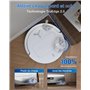 ECOVACS T50 Pro Omni Gen2 Aspirateur Robot, 21000Pa amélioré par T30 Pro Omni, Brosse latérale et serpillière Extensibles, Aj...