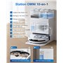 ECOVACS T50 Pro Omni Gen2 Aspirateur Robot, 21000Pa amélioré par T30 Pro Omni, Brosse latérale et serpillière Extensibles, Aj...