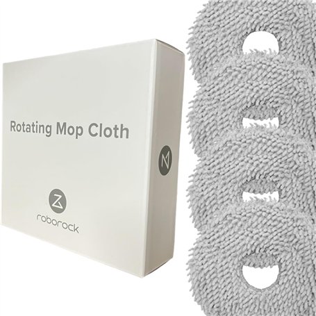 Lot de 4 serpillères rotatives roborock Q Revo d'origine