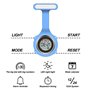 Vicloon Montre Infirmière Broche Montre Infirmière en Silicone avec Clip Infirmières Poche FOB Montres Suspendue Poche Broche Fo