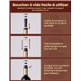 GHB Tire-Bouchon Electrique Rechargeable Ouvre Bouteille Electrique avec Socle, Coupe-Capsule, Verseur, Bouchon à Vin Cadeau de 