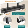ELIVED EV5011 Support universel pour barre de son avec ou sans trous de montage de moins de 6,8 kg, support de barre de son sur