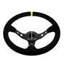 aleawol Volant de sport universel - 350 mm - 6 vis - Pour voiture - Noir
