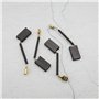 The Lord of the Tools Lot de 4 brosses de carbone 22 x 12,4 x 6,2 mm compatibles avec scie à onglet Macallister COD251LSM MMS255