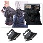Be In Your Mind 2pcs Caméra Taille Ceinture Support Caméra en Métal Ceinture Clip Chargement Rapide pour Appareil Photo Reflex N