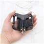 Be In Your Mind 2pcs Caméra Taille Ceinture Support Caméra en Métal Ceinture Clip Chargement Rapide pour Appareil Photo Reflex N