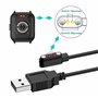 ZOSKVEE 2PCS Chargeur pour Montre Connectée P95, Chargeur magnétique USB, Espacement des contacts du chargeur 4 mm