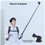 ULANZI Trépied pour Selfie Stick 150 cm pour Insta360 GO 3/X3/ONE RS/X2/GO 2/R, TT52 Trépied pour Action Cam Monopod, Compatible