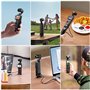 ULANZI Pocket 3 Mini kit trépied pour Accessoires DJI Osmo Pocket 3, connecteur de Charge Type-C avec Trou de vis 1/4, pour DJI