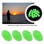 Create idea 300pcs Perles de Pêche Lumineuses Perles en PE Perles de Pêche Rondes Lumineuses Ovales Perles d'oeuf Accessoires de