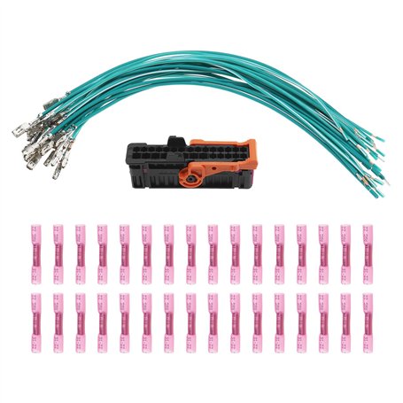 Create idea 1 Set Kit de Réparation Connecteur de Prise de Métier à Tisser de Faisceau Câblage de Porte de Voiture 1K0937702C 28