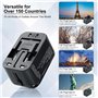 Adaptateurs Voyage Adaptateur Universel International De Voyage avec GaN20W