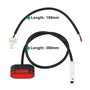 be in your mind 1 Set Accessoires pour Scooter avec Fil de 360 Mm Feu Arrière LED Câble de Batterie Compatible avec Xiaomi M365 