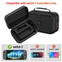 HEYSTOP Étui pour Nintendo Switch 2 Protection Housse de Voyage Rigide et Portable avec Grande Capacité de Stockage et 18 Emplac