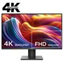 KOORUI N07 27 Pouces Écran PC, 4K Moniteur UHD(3840x2160), IPS 60Hz HDR10 Adaptive Sync, 2X HDMI 2.0 & DisplayPort 1.4, VESA 100