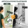 Flow fire Raclette de fenêtre de 250 cm avec tête télescopique et tige télescopique, raclette télescopique professionnelle avec 