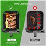 VINATO Moules Silicone Air Fryer 2 Pièces, 19x14x7cm Accessoires pour Ninja Double Stack XL 9.5L SL400EU (SL400UK/AF400UK/AF300U