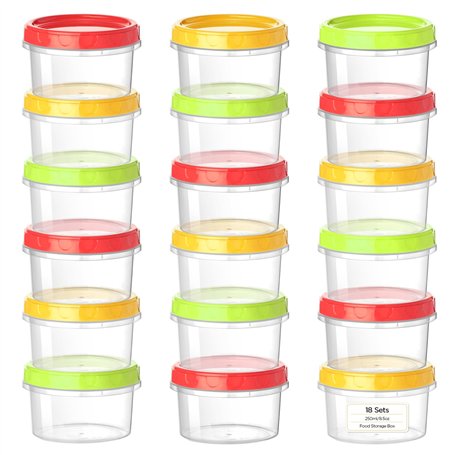 VINATO 16Pcs Boîtes Alimentaires Plastiques