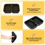 Cozary Moule Air Fryer Accessoires pour Ninja AF400EU, AF451EU & AF500EU – Silicone Moule Gaufres pour Gaufres, Compatible Four