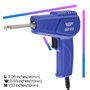 WEP 960-VII Kit Soudure Plastique avec Poignée Ergonomique et Lumières LED avec 350 Agrafes Chaudes et Pinces pour Soudure de Pa