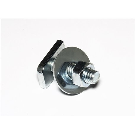 Lot de 10 vis à tête marteau M8 x 50 mm pour profilés C 27 x 18