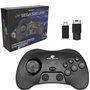Retro-Bit SEGA Saturn 2.4GHz Pro Manette sans fil Nintendo Switch - Receveurs Saturn & USB inclus - Edition Noire
