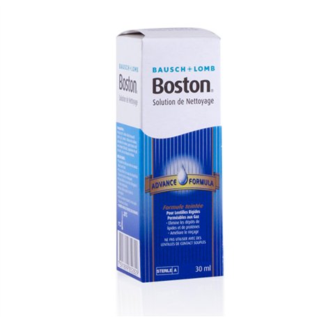 Boston Advance Cleaner Solution de Nettoyage pour Lentilles Rigides et Rigides Perméables Au Gaz