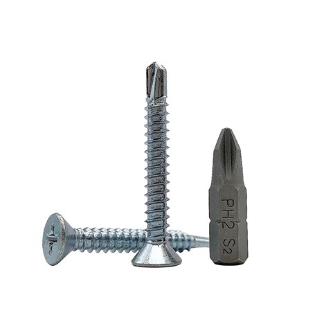 DIN 7504 P Lot de 50 vis autoperceuses en acier zingué avec tête fraisée - pour tôles (4