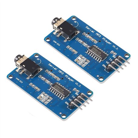 2pcs YX5300 UART Control Serial MP3 Music Player Module