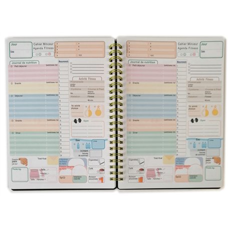 PYF Agenda Dieta Fitness Planner A5 14