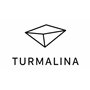 Turmalina by martina Tourmaline - Collier lune et étoiles en argent sterling 925 - Collier ras du cou avec pendentif en zircon c