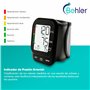 Behler - Tensiomètre Automatique Digital pour Poignet, avec Écran LCD - Tensiomètre - Mémoire de 90 Lectures, Détection d'Arryth