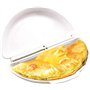 Cuiseur vapeur pour omelette œufs au micro-ondes avec deux compartiments à charnière sans BPA Gadgets de cuisine multifonction (