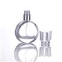 Flacon rond transparent vaporisateur de parfum vide en verre 30 ml