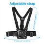 LONDON FAB Sangles de caméra d'action, compatibles avec Toutes Les caméras Gopro et d'action (Harnais de Poitrine + Harnais de t