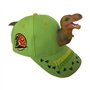 DAISHIAO Casquette de baseball 3D pour adultes et enfants - Motif dinosaure féroce