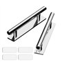 Lot de 2 poignées de porte autocollantes universelles en plastique pour fenêtre, armoire, portes coulissantes, sans perçage