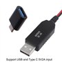 Haveratio Câble de Chargement de Batterie factice USB vers 3 V CR2032 avec Adaptateur de Type C pour remplacer la Batterie CR203