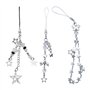 YANGLY Chaîne de téléphone Portable Lot de 3 Porte-clés étoiles Sweet Star Chaîne de téléphone Pendentif de téléphone Alliage Ma