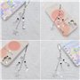 YANGLY Chaîne de téléphone Portable Lot de 3 Porte-clés étoiles Sweet Star Chaîne de téléphone Pendentif de téléphone Alliage Ma