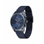 BOSS Montre Chronographe à Quartz pour Homme Collection SKYMASTER avec Bracelet Milanais en Acier Inoxydable Bleu - 1513836