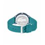 Lacoste Montre à Mouvement à Quartz Trois Aiguilles pour Homme et Femme Collection Lacoste.12.12 avec Bracelet en Silicone Bleu 