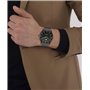 Lacoste Montre à Mouvement à Quartz Trois Aiguilles pour Homme Collection Lisbon avec Bracelet en Acier Inoxydable, Maillons ou 